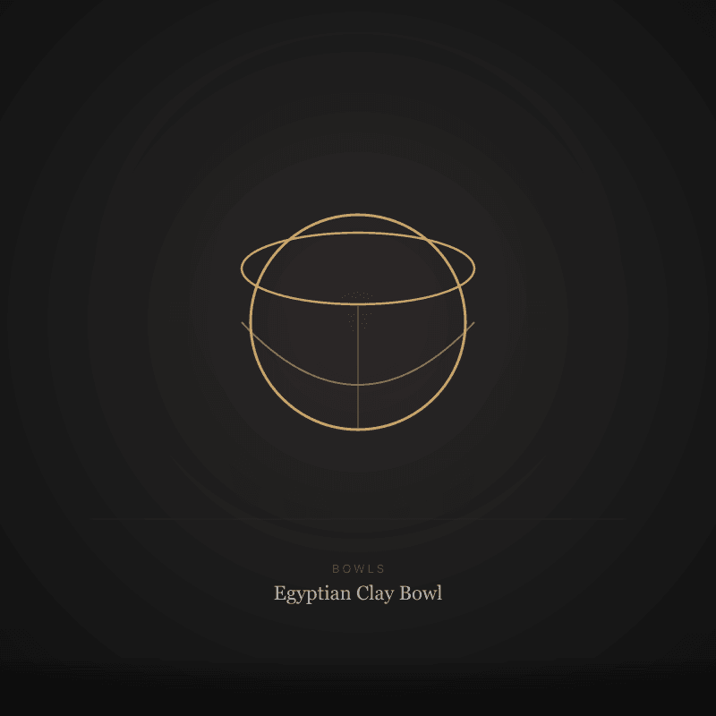 Egyptian Clay Bowl